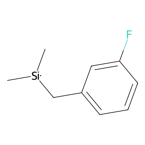 [(3-Fluorophenyl)methyl]di(methyl)silane structure