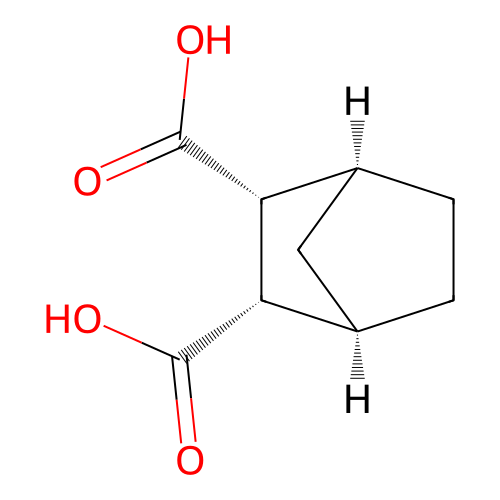 Norbornane-exo-cis-2,3-dicarboxylic acid structure