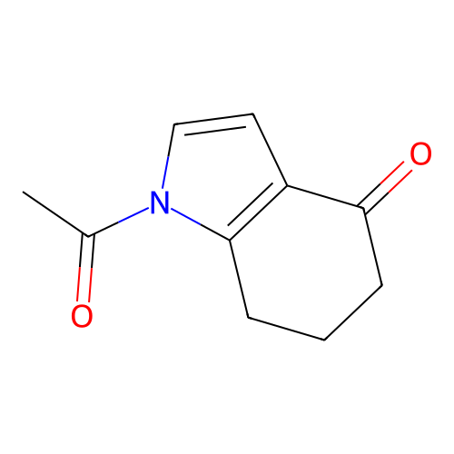 1-Acetyl-1,5,6,7-tetrahydro-indol-4-one structure
