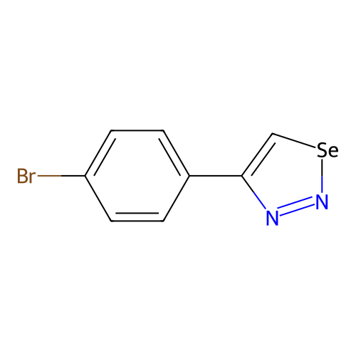4-(4-Bromophenyl)-1,2,3-selenadiazole structure