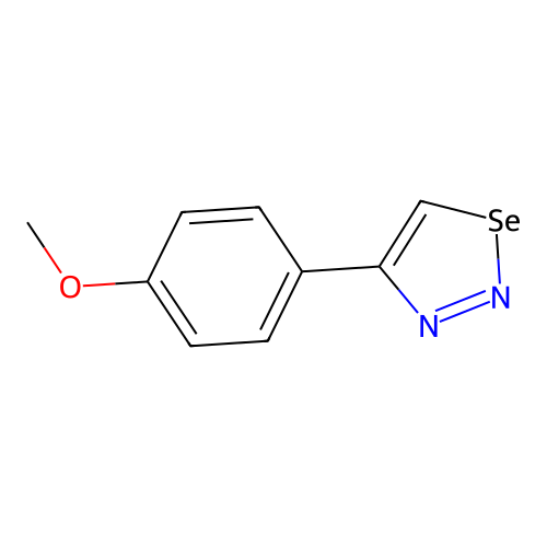 4-(4-Methoxyphenyl)-1,2,3-selenadiazole structure