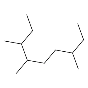 3,4,7-Trimethylnonane structure