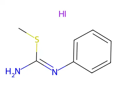 Methyl phenylcarbamimidothioate structure