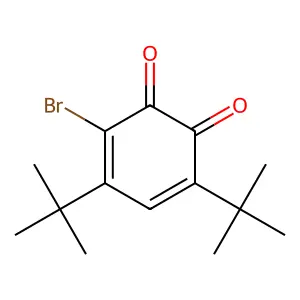 3,5-Cyclohexadiene-1,2-dione, 3-bromo-4,6-bis(1,1-dimethylethyl)- structure