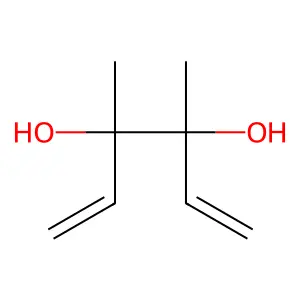 3,4-Dimethyl-1,5-hexadiene-3,4-diol structure