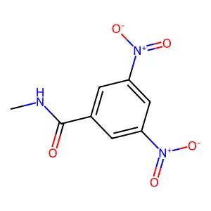 N-甲基-3,5-二硝基苯甲酰胺 structure