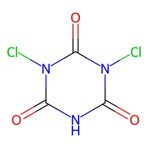 Dichloroisocyanurate structure