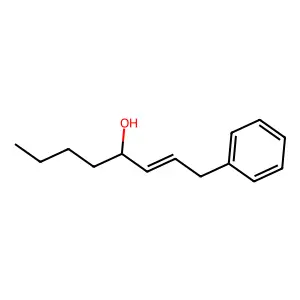 1-Phenyloct-2-en-4-ol structure