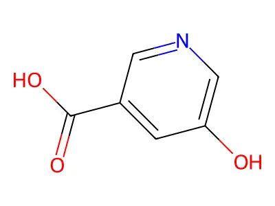 5-羟基烟酸 structure