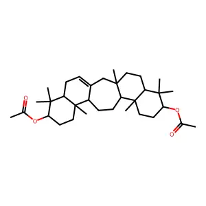 Serratenediol diacetate structure