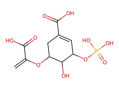 5-烯醇丙酮酰莽草酸-3-磷酸 structure