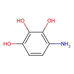 4-Aminobenzene-1,2,3-triol structure
