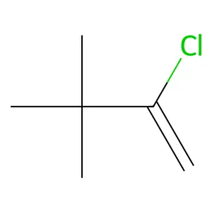 2-Chloro-3,3-dimethylbut-1-ene structure