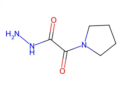 2-Oxo-2-(pyrrolidin-1-yl)acetohydrazide structure