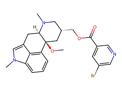 尼麦角林 structure