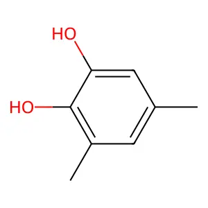 3,5-Dimethylbenzene-1,2-diol structure