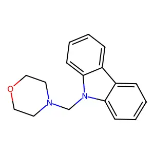 9-(Morpholinomethyl)carbazole structure