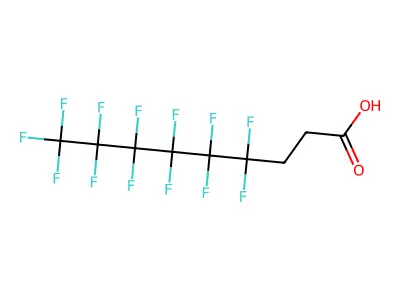 2H,2H,3H,3H-Perfluorononanoic acid structure