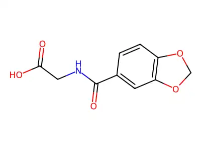 {[(2H-1,3-Benzodioxol-5-yl)(hydroxy)methylidene]amino}acetate structure