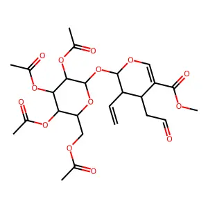 Tetraacetylsecologanin structure