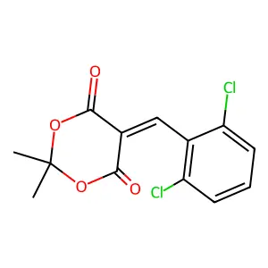 5-[(2,6-Dichlorophenyl)methylene]-2,2-dimethyl-1,3-dioxane-4,6-dione structure