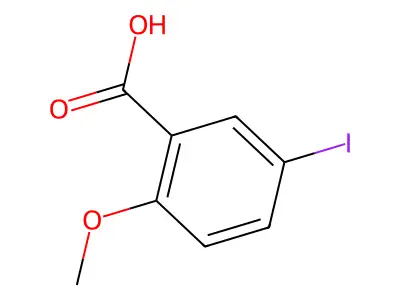 5-Iodo-2-methoxybenzoic acid structure