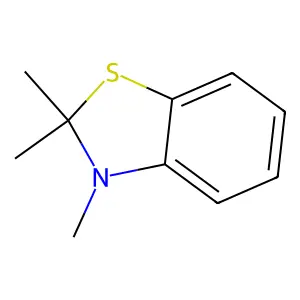 Benzothiazole, 2,3-dihydro-2,2,3-trimethyl- structure