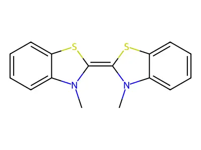 2,3-Dihydro-3-methyl-2-(3-methyl-2(3H)-benzothiazolylidene)benzothiazole structure