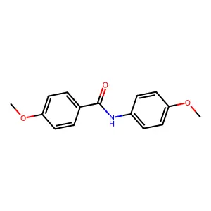 4-甲氧基-N-(4-甲氧基苯基)苯甲酰胺 structure