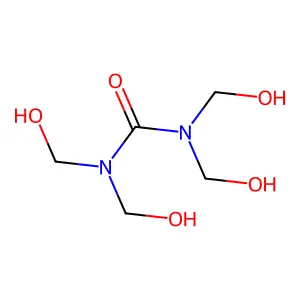 Urea, N,N,N',N'-tetrakis(hydroxymethyl)- structure