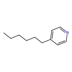 4-Hexylpyridine structure