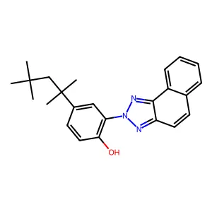Phenol, 2-(2H-naphtho[1,2-d]triazol-2-yl)-4-(1,1,3,3-tetramethylbutyl)- structure