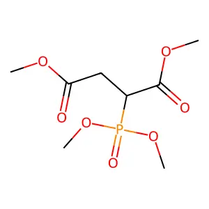 Dimethyl (dimethoxyphosphinyl)succinate structure