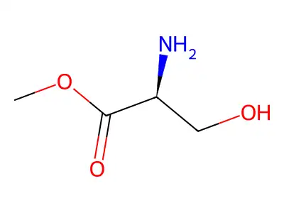 Methyl DL-serinate hydrochloride structure