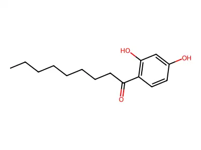 1-(2,4-Dihydroxyphenyl)nonan-1-one structure