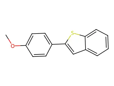 2-(4-Methoxyphenyl)benzothiophene structure