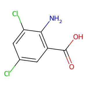 3,5-二氯邻氨基苯甲酸 structure