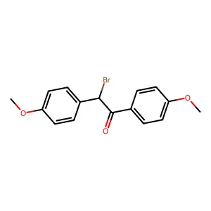 2-Bromo-1,2-bis(4-methoxyphenyl)ethanone structure