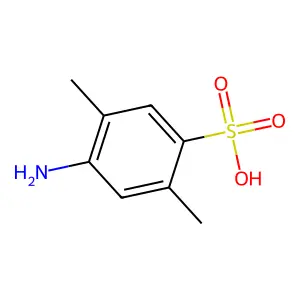 4-氨基-2,5-二甲基苯磺酸 structure