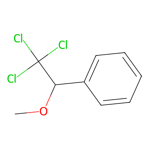 (2,2,2-Trichloro-1-methoxyethyl)benzene structure