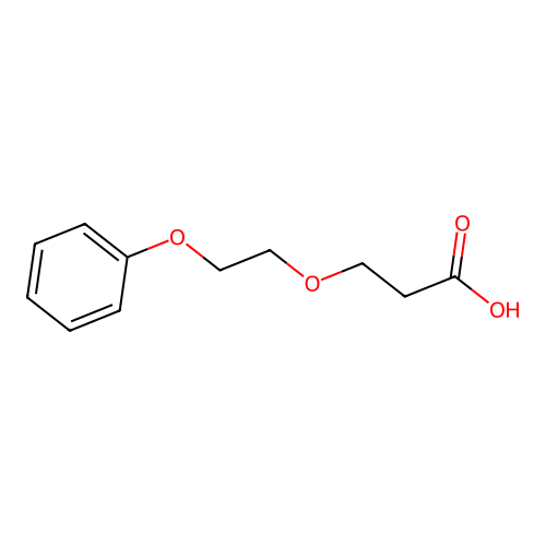 3-(2-phenoxyethoxy)propanoic Acid structure