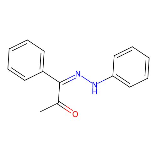 1-Phenyl-1-(phenylhydrazinylidene)propan-2-one structure