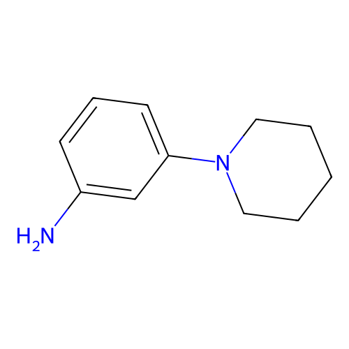 3-(Piperidin-1-yl)aniline structure