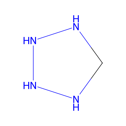 Tetrazolidine structure