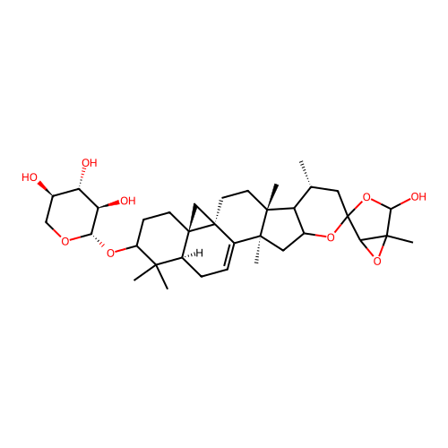 Cimicifugoside structure