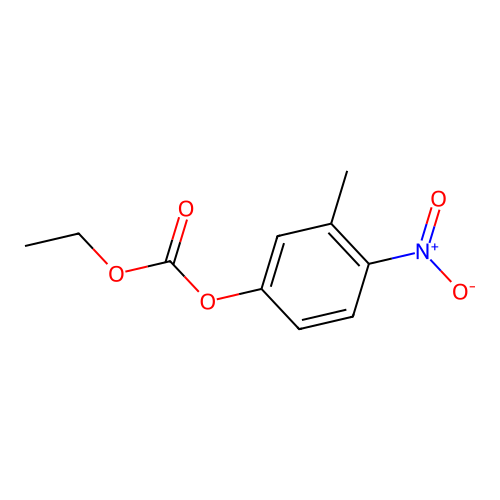Ethyl (3-methyl-4-nitrophenyl) carbonate structure