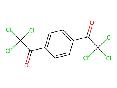 2,2,2-Trichloro-1-[4-(2,2,2-trichloroacetyl)phenyl]ethanone structure