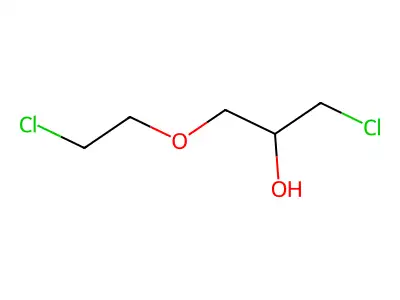 1-Chloro-3-(2-chloroethoxy)propan-2-ol structure