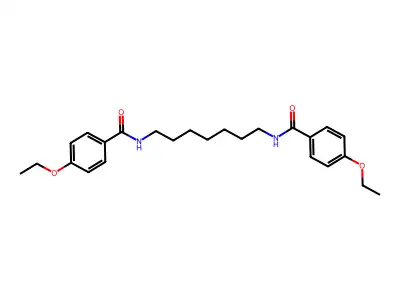 4-ethoxy-N-{7-[(4-ethoxybenzoyl)amino]heptyl}benzamide structure