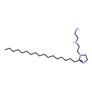 N-(2-(2-Heptadecyl-4,5-dihydro-1H-imidazol-1-yl)ethyl)ethylenediamine structure